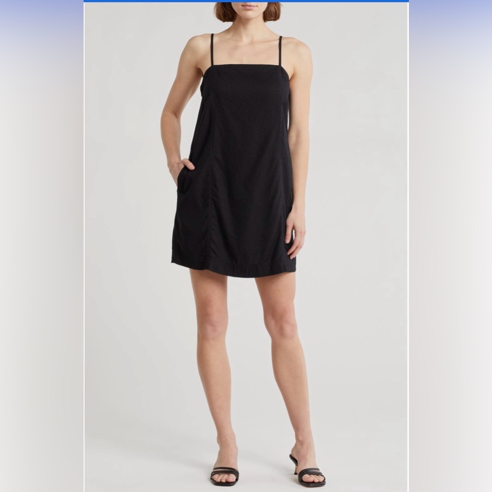 Madewell Max Linen Blend Minidress NWT